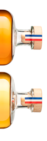 2 Flacons d'alcool de montagne de la distillerie Maison M.
