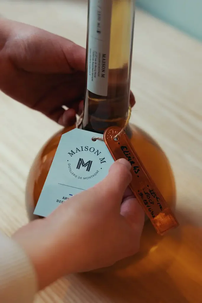 Photo de flacon de la distillerie Maison M.